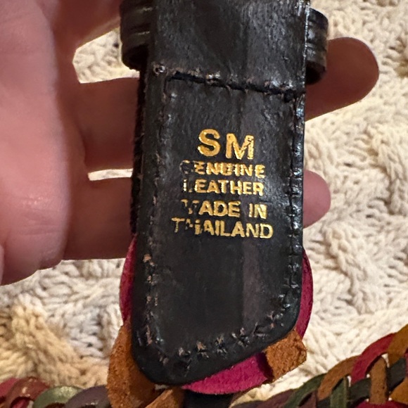 Leather Belt Vintage Small Women’s (fits like XS or XXS) - Picture 6 of 9